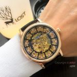 Buy Replica Patek Philippe Skeleton Watch Rose Gold 43mm